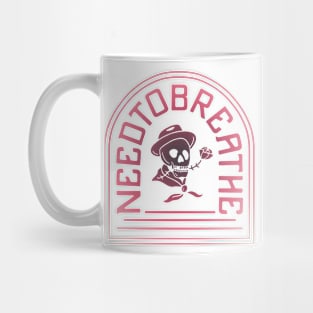 needtobreathe skull Mug